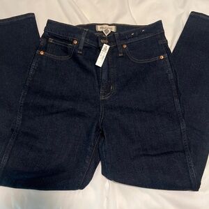 NWT Madewell Stovepipe Jeans size 27